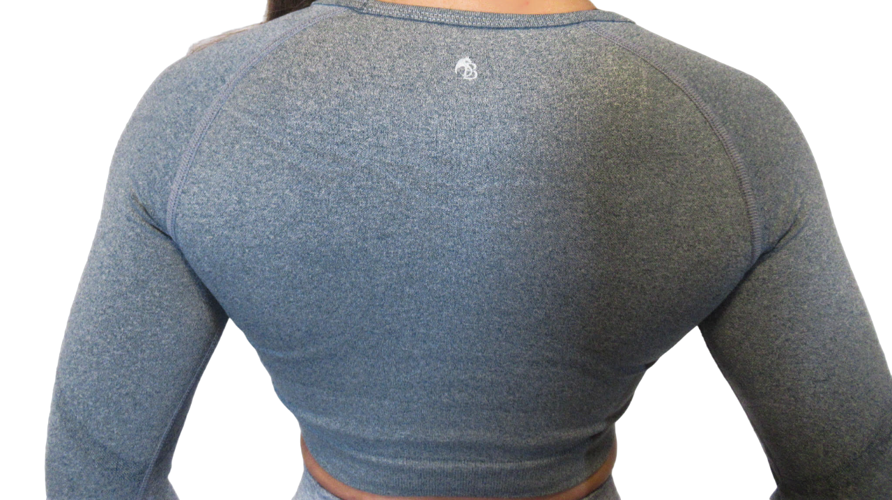 Frostfire Long-Sleeve Crop Top